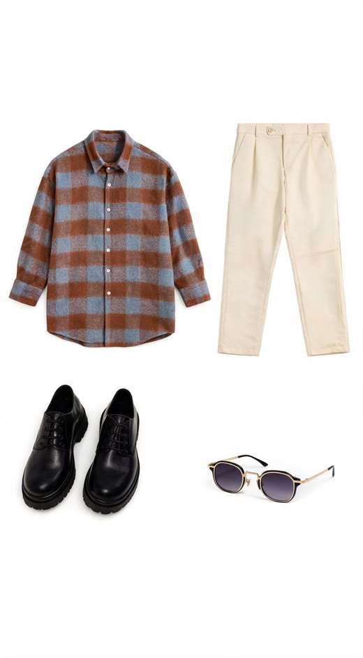 The garment flatlay uploaded to Clone